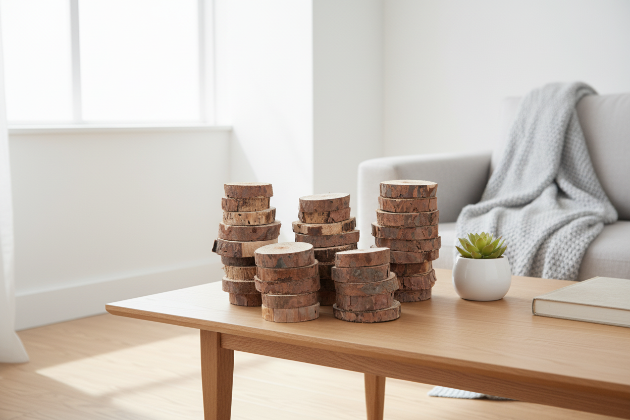 Natural Wood Slices | Approx. 30pcs
