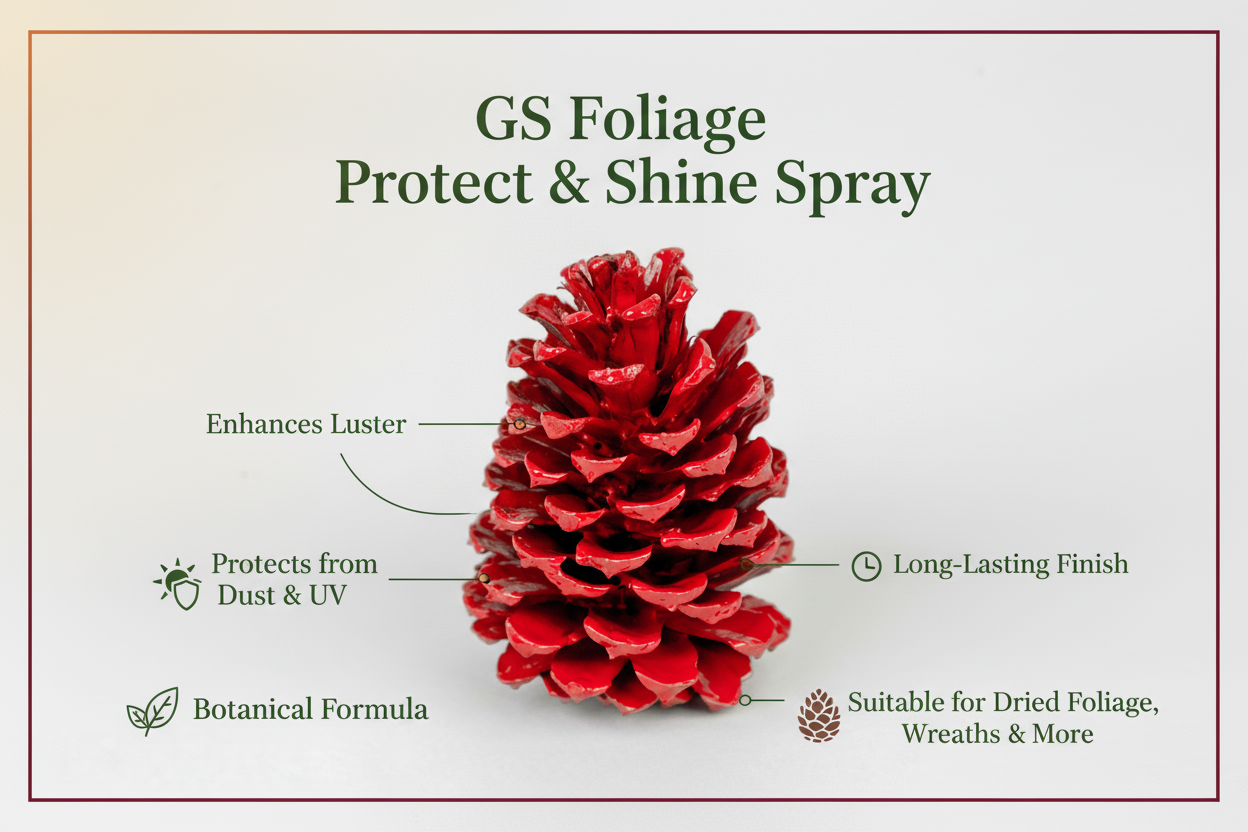 Red Painted Pinecones - 3-4"