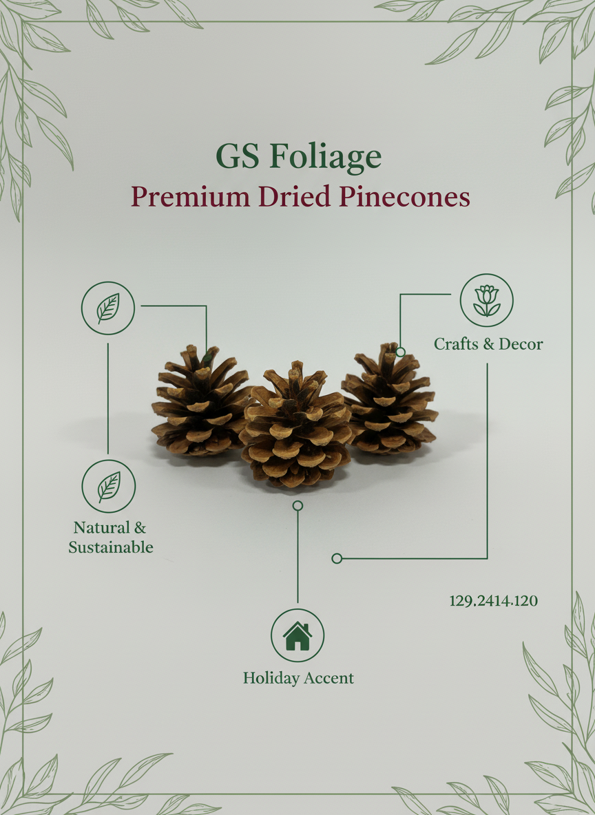 Natural Pinecones- 1-2"