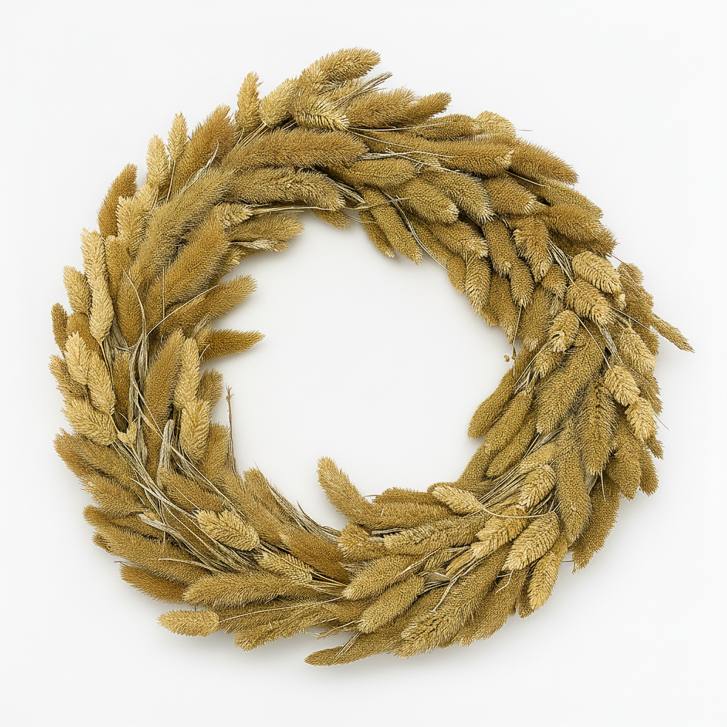 Natural Preserved Seteria Wreath