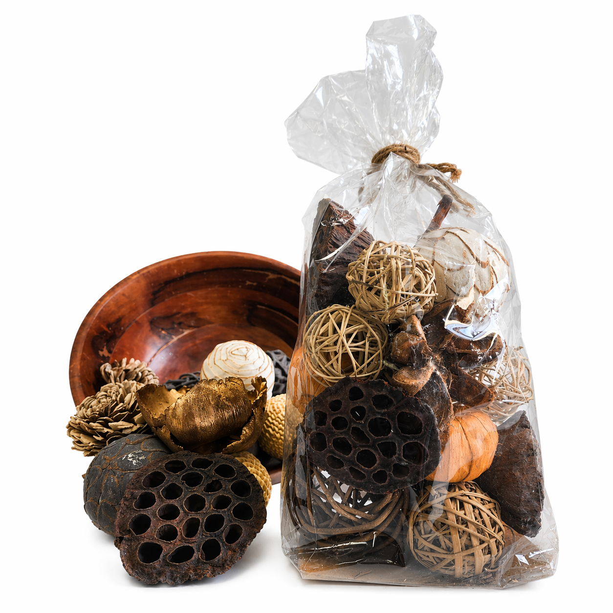 Decorative Bowl Fillers - Autumn Orange
