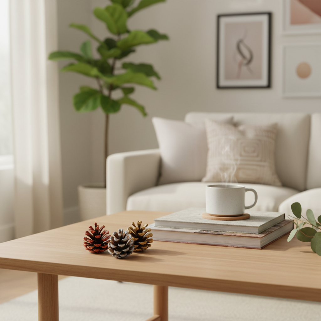 Gold Glitter Pinecones - 1-2"