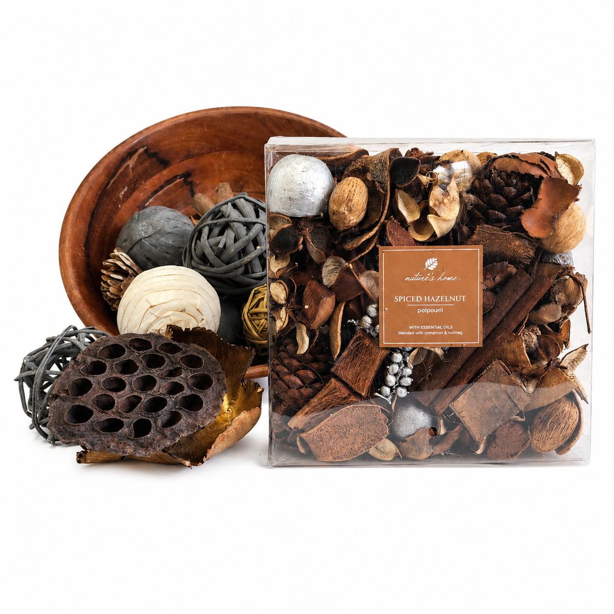 Scented Potpourri Box - Spiced Hazelnut