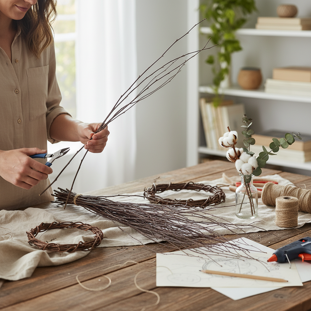 Natural 4 Foot Birch Branches