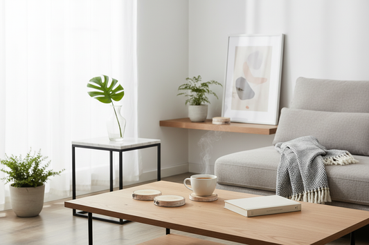 Natural Birch Slices (Discs) | 4" - 10" DIA