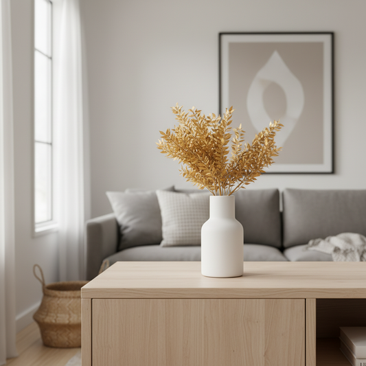 Metallic Painted Dried Ruscus - 3pc Bunch