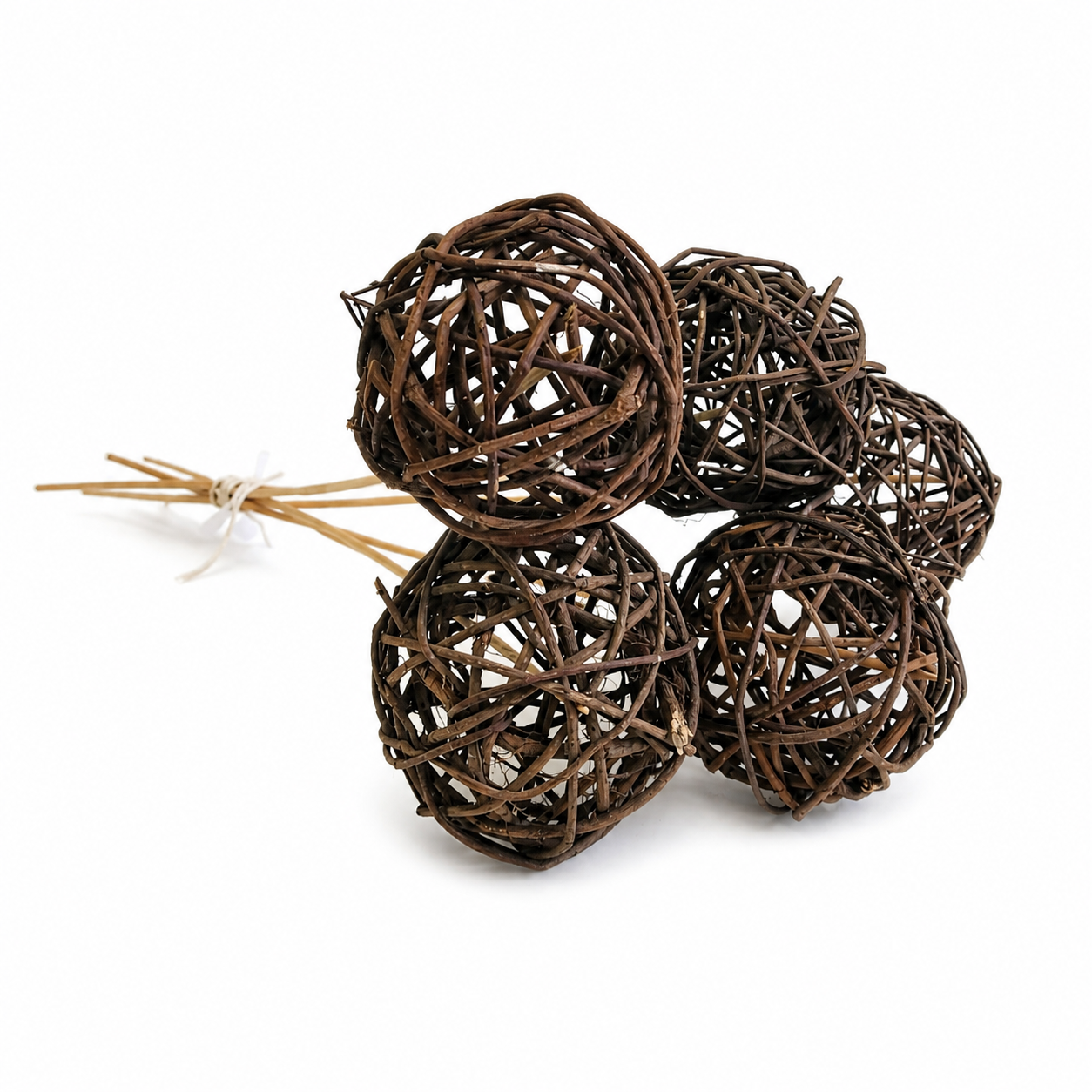 Natural 4" Vine Balls | 15" stem