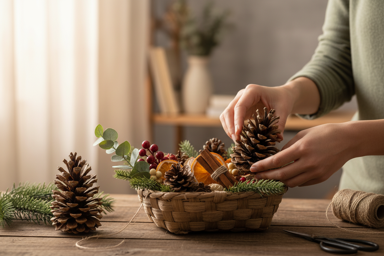 Natural Pinecones - 6-9"