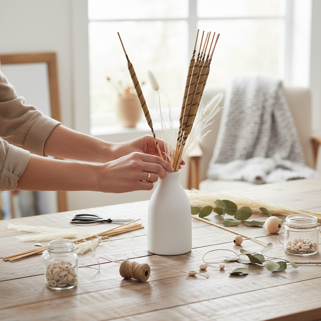 Spiral Dried Cattails | 25pc Bunch