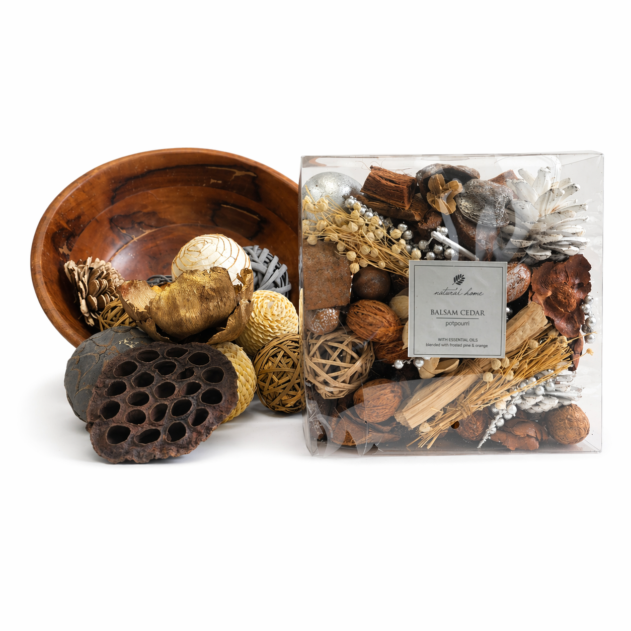 Scented Potpourri Box - Balsam Cedar