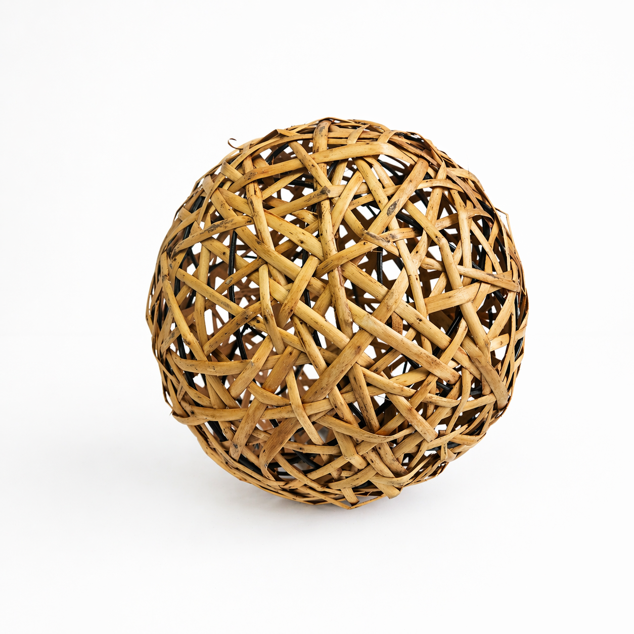 Large Natural Rattan Woven Ball