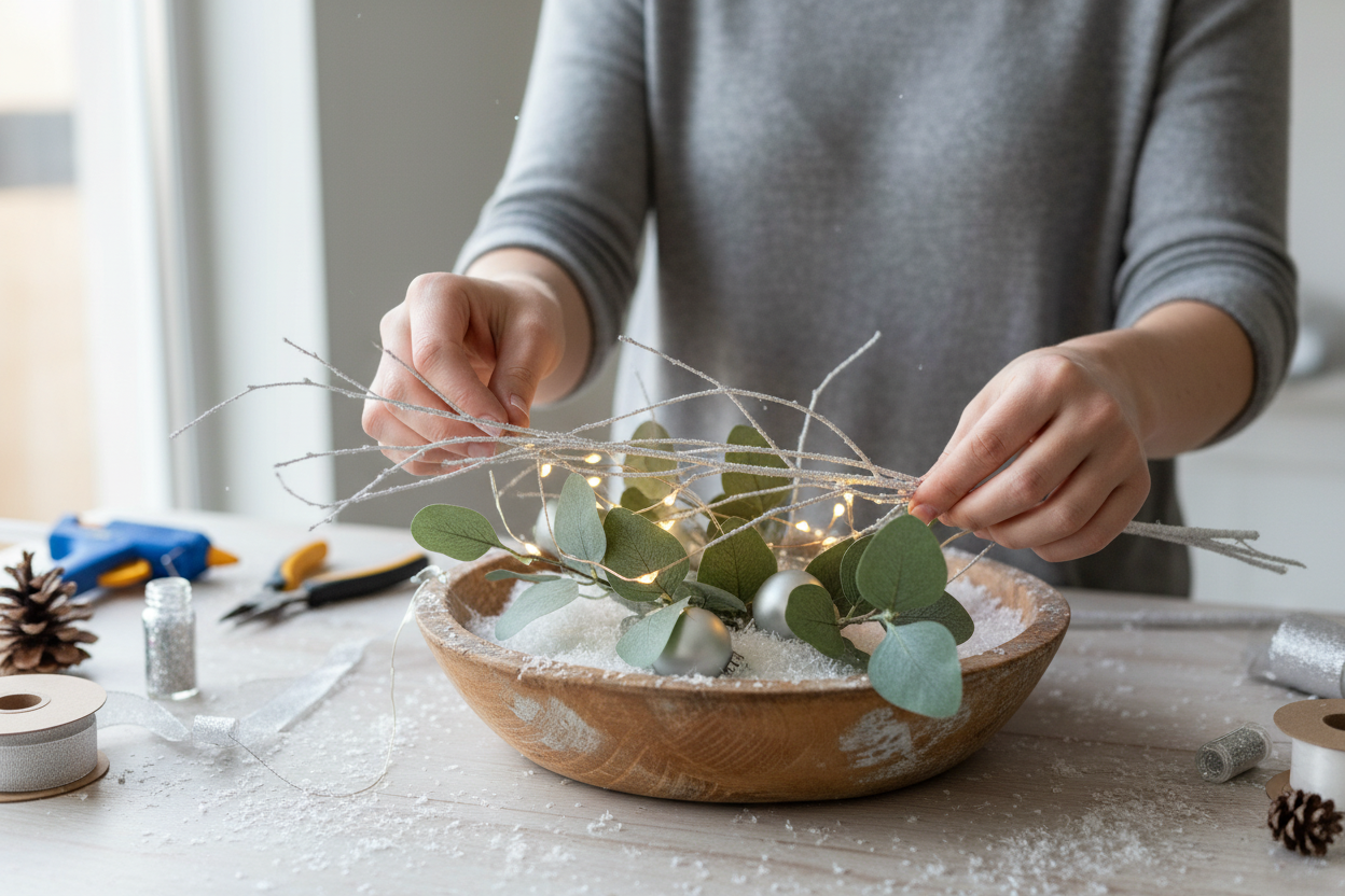 Red Glitter 4 Foot Birch Branches