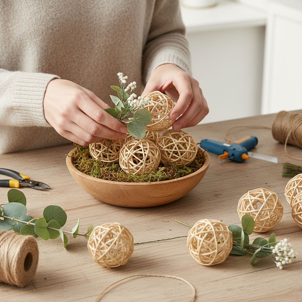 Natural 3" Vine Balls