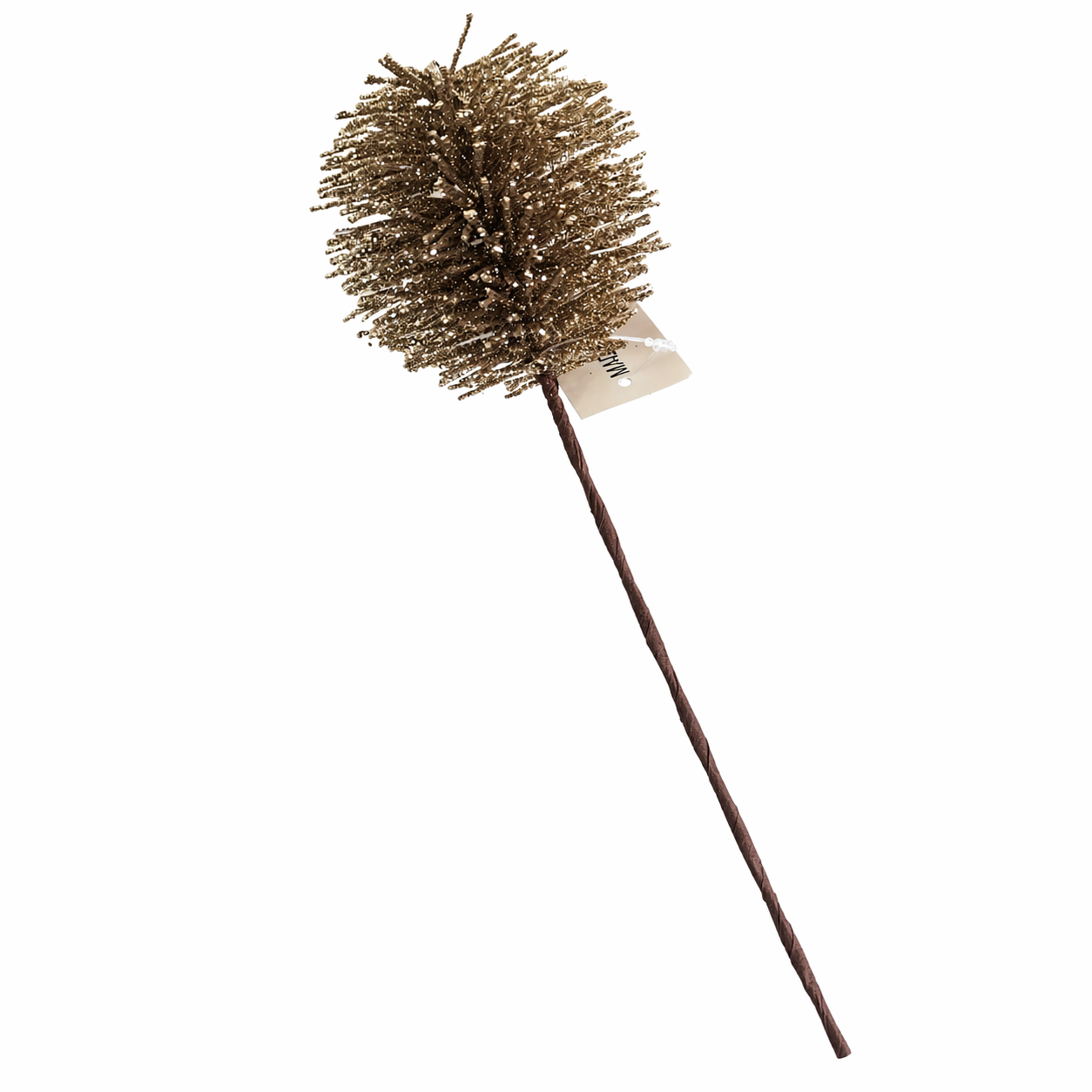 Decorative Glittered Bottle Brush Stems