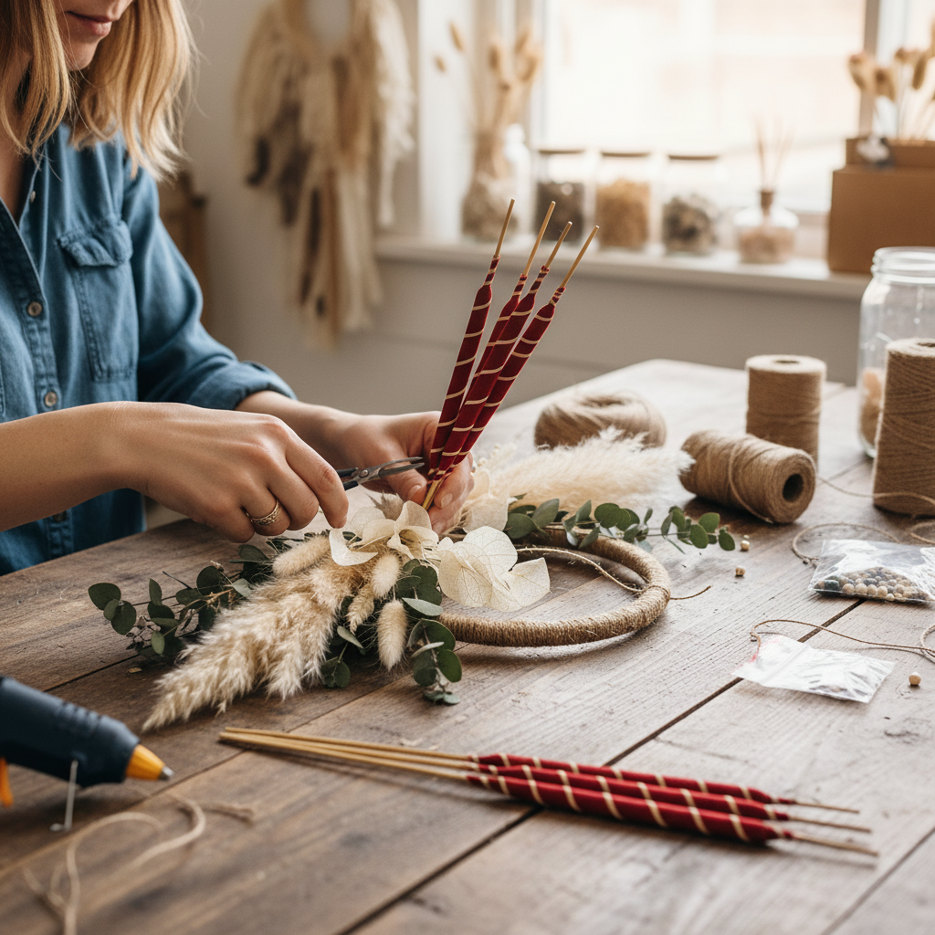 Spiral Dried Cattails | 25pc Bunch