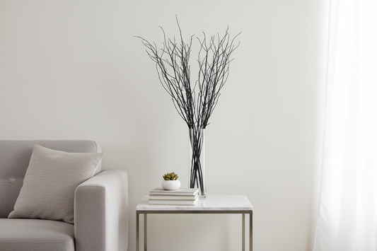 Red Glitter 4 Foot Birch Branches