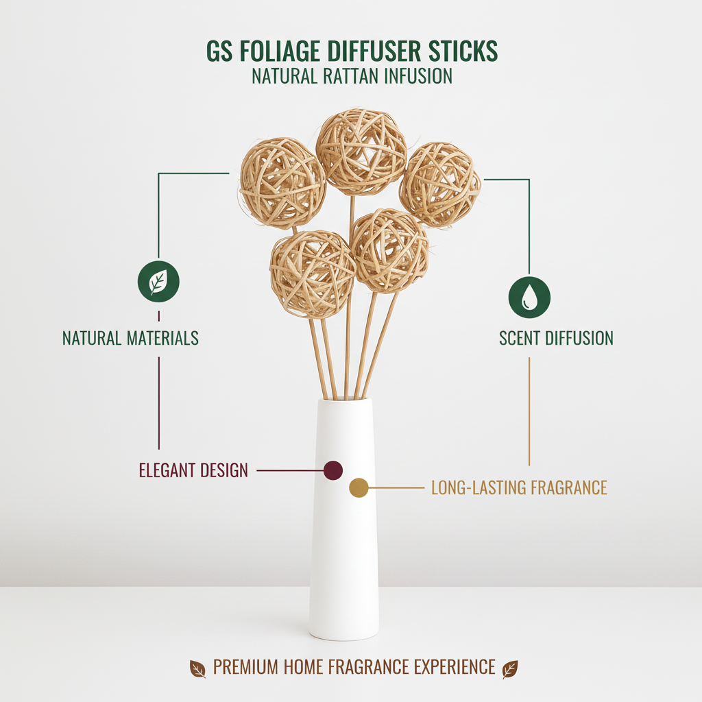 Natural 4" Vine Balls | 15" stem