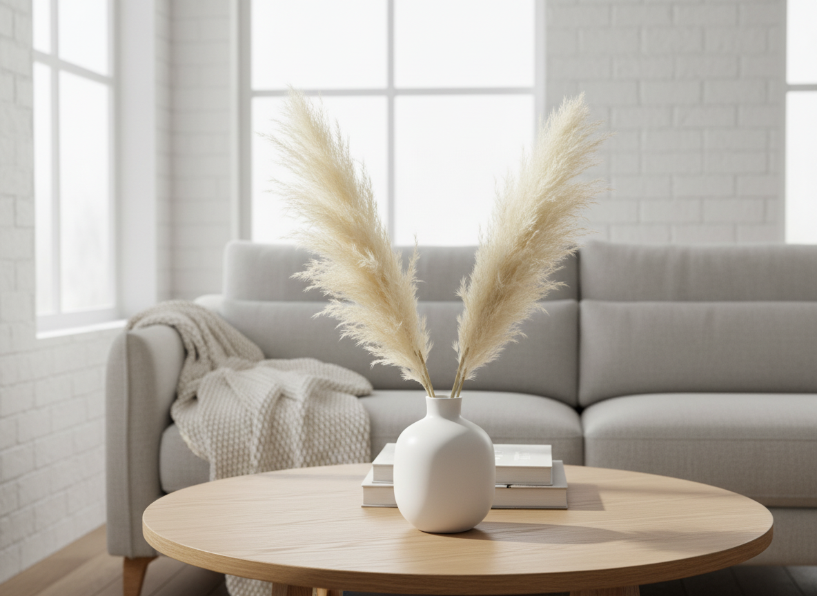 Tall Natural Pampas Grass â€“ 3-Stem Bunch (5 Feet)