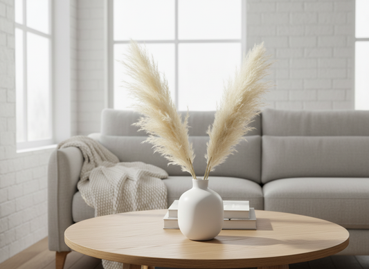 Tall Natural Pampas Grass â€“ 3-Stem Bunch (5 Feet)