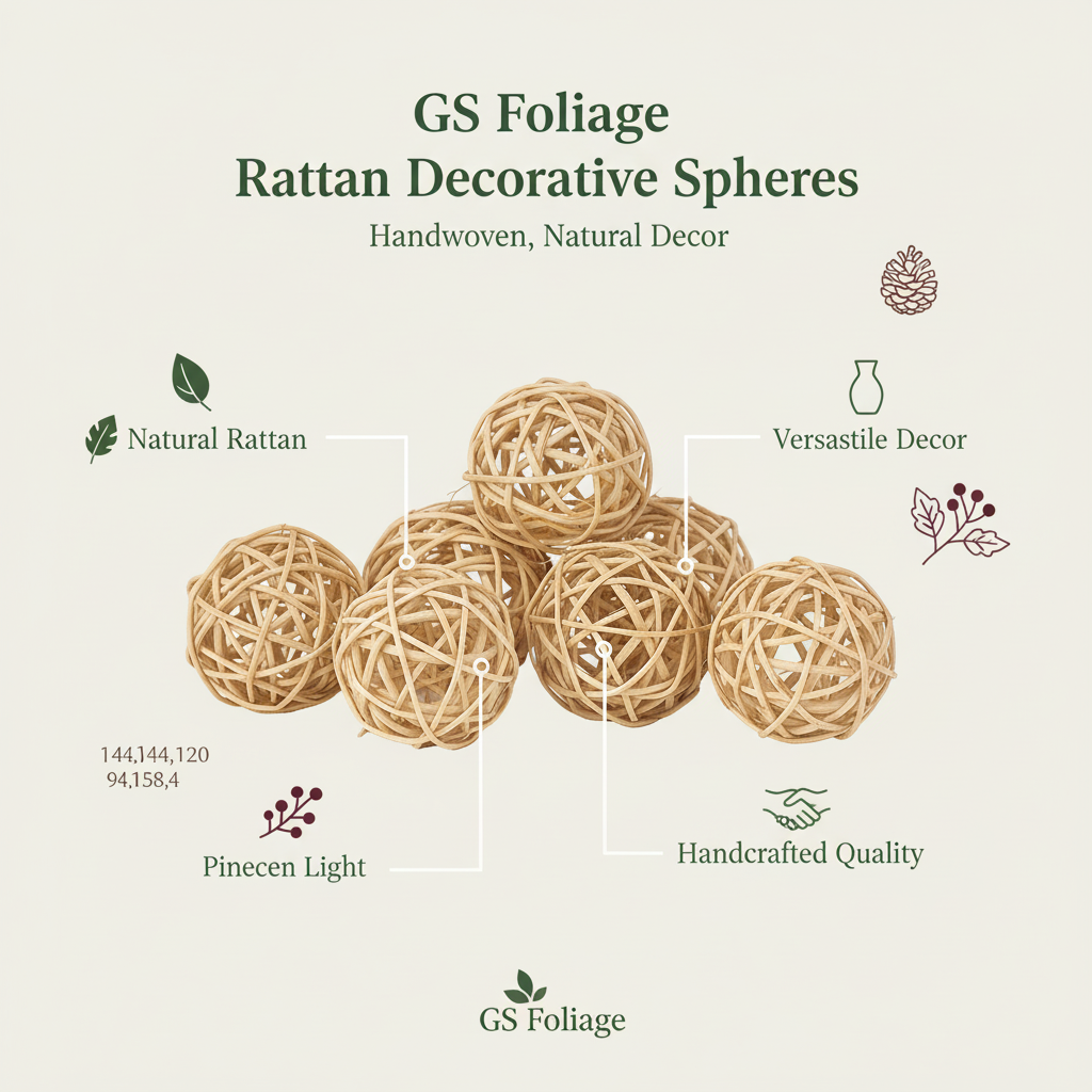 Natural 3" Vine Balls