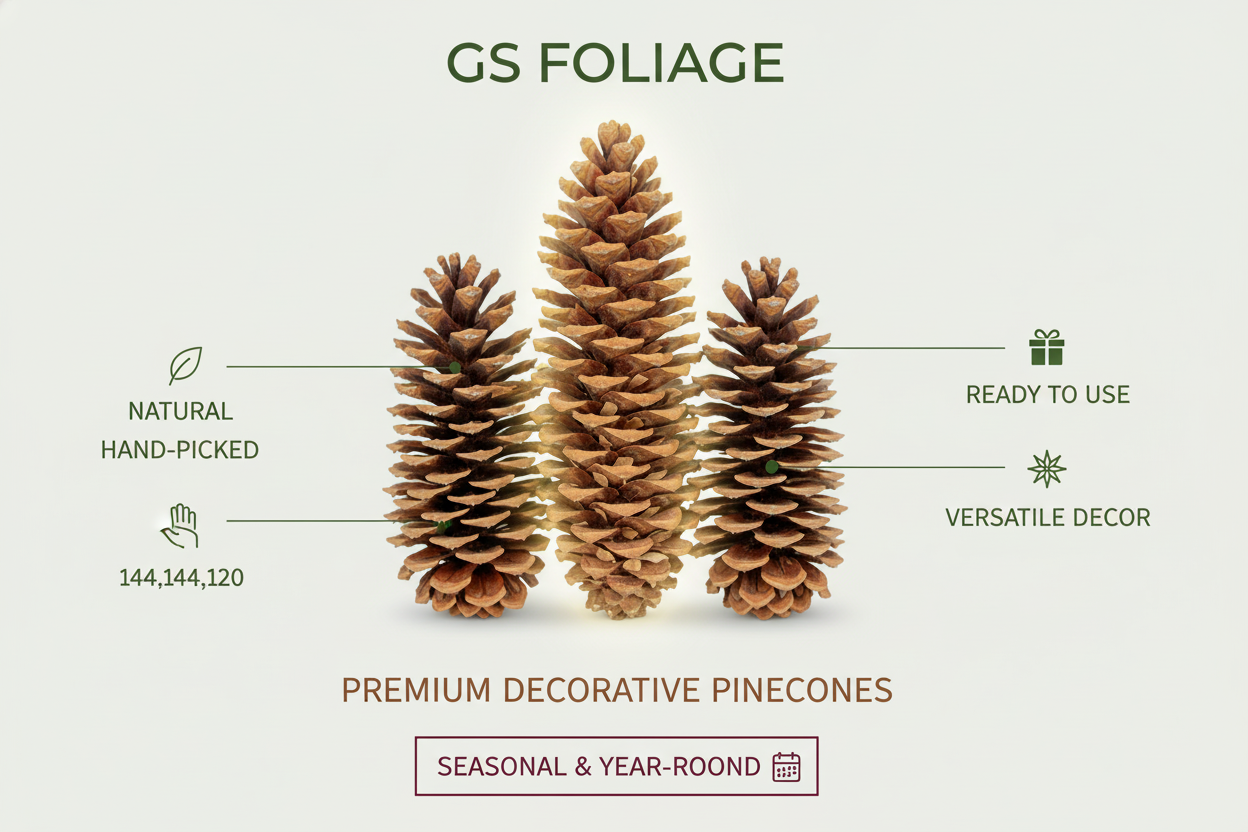 Natural X-large Pinecones - 9-14"