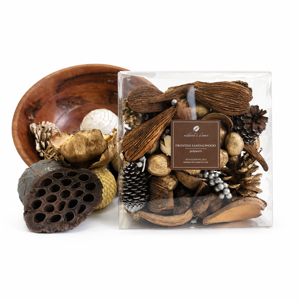 Scented Potpourri Box - Frosted Sandlewood