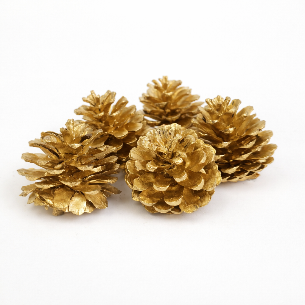 Metallic Gold Pinecone - 2-3"