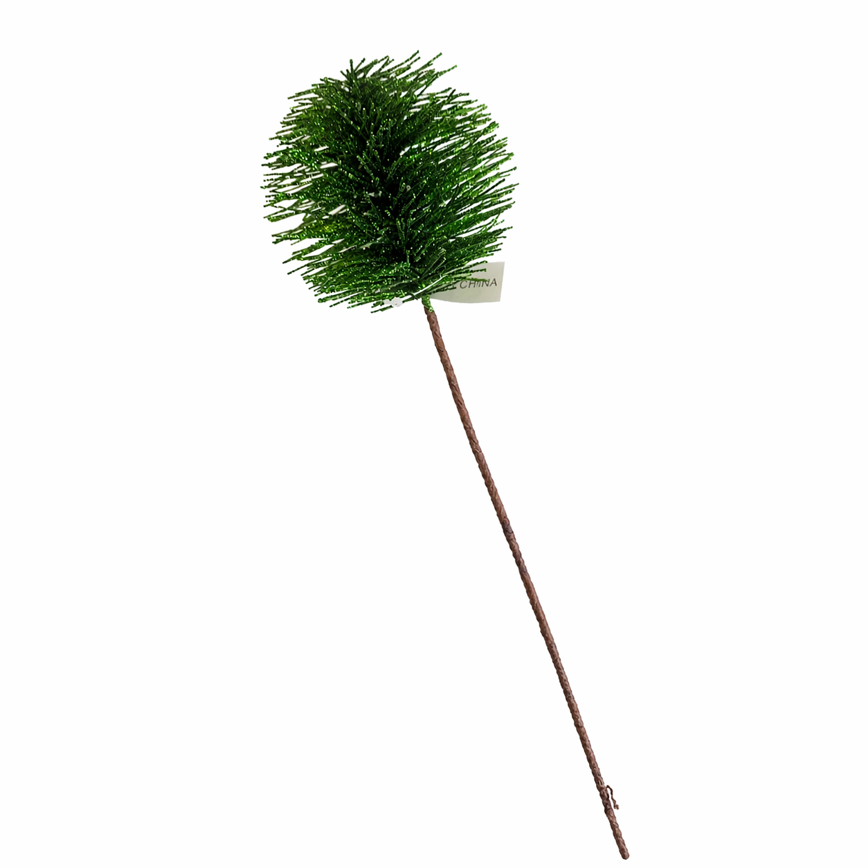 Decorative Glittered Bottle Brush Stems