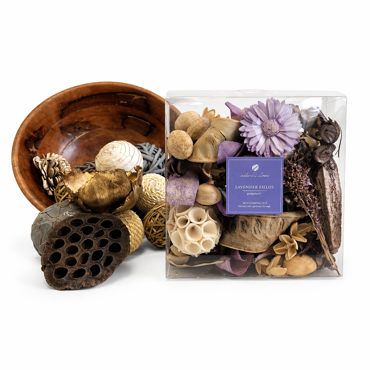 Scented Potpourri Box - Lavander Fields