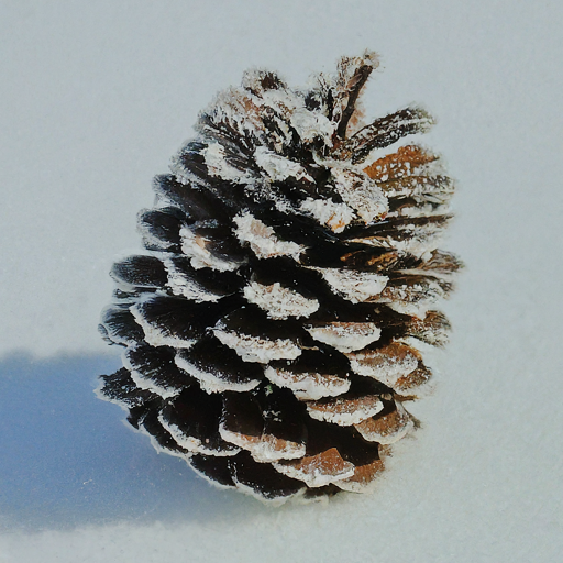 Loblolly pinecones glittered tip