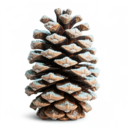 Sugar pinecones glittered tip