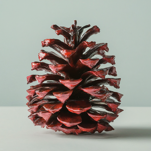 Loblolly pinecones painted