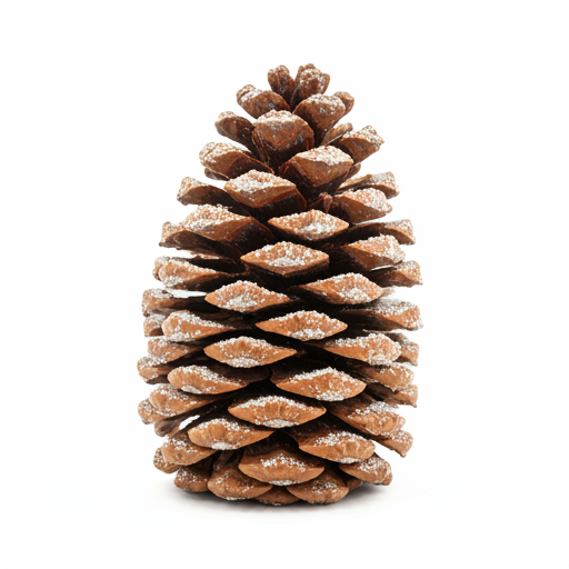 Sugar pinecones glittered tip