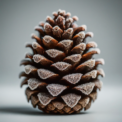 Austriaca pinecones frosted