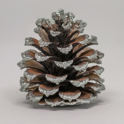 Austriaca pinecones glittered tip