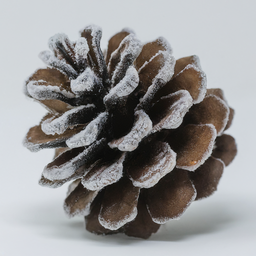 Jersey pinecones frosted