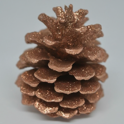 Loblolly pinecones glittered tip