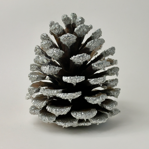 Austriaca pinecones glittered tip