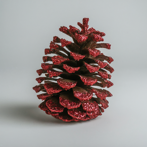 Austriaca pinecones glittered tip