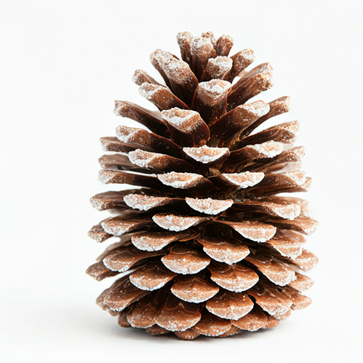 Sugar pinecones frosted