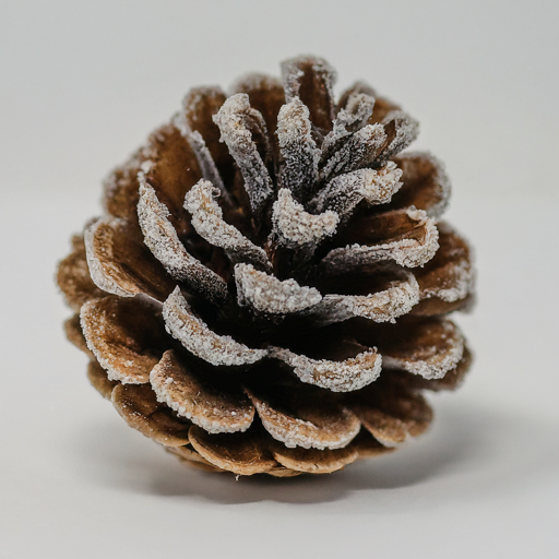 Slash pinecones frosted