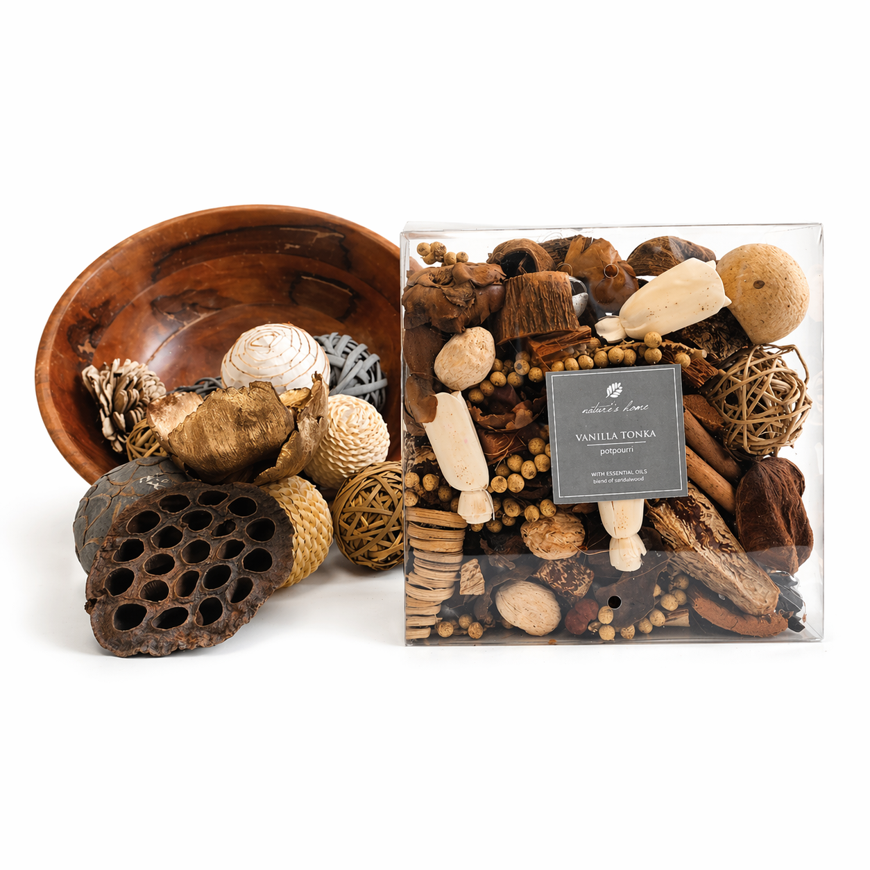 Scented Potpourri Box - Vanilla Tonka